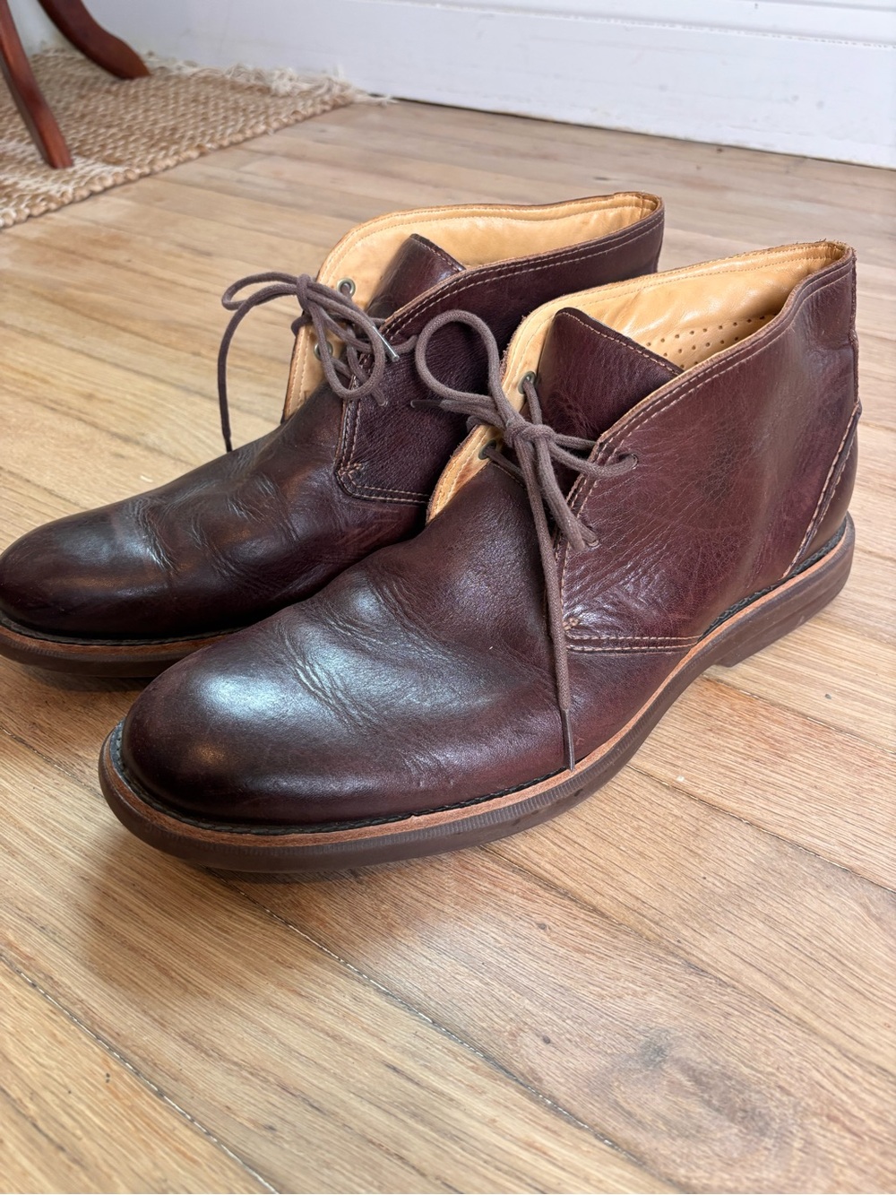 Sperry Top-Sider Gold Cup Brown Leather Chukka Boots Men’s 11M Lace Up